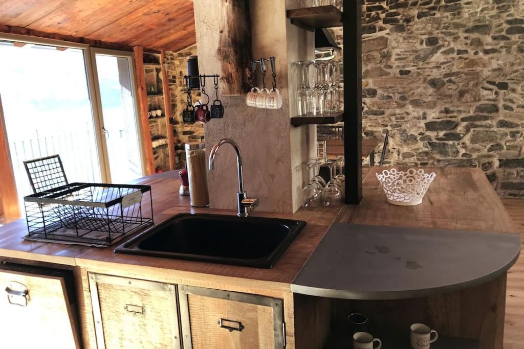 Romantic Home Stone With Amazing View Lake Of Como And Oleandra ลาโญ ภายนอก รูปภาพ