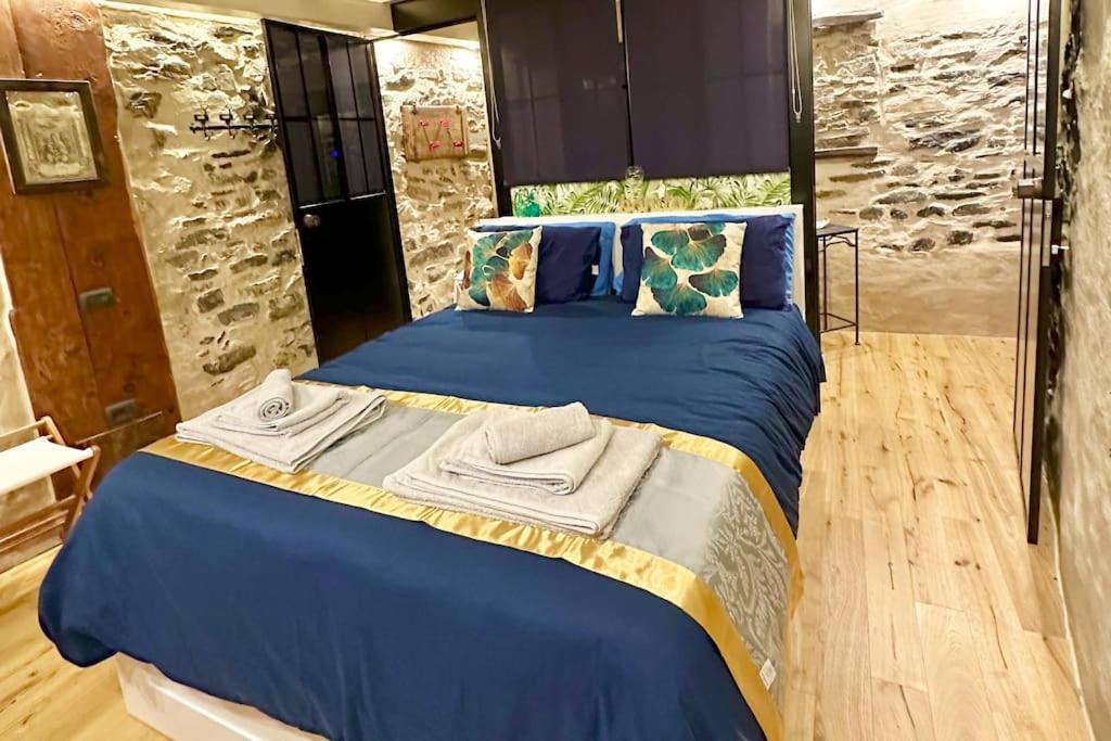 Romantic Home Stone With Amazing View Lake Of Como And Oleandra ลาโญ ภายนอก รูปภาพ