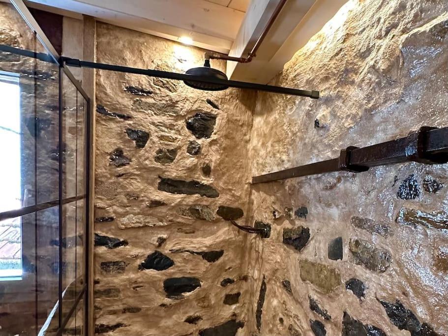 Romantic Home Stone With Amazing View Lake Of Como And Oleandra ลาโญ ภายนอก รูปภาพ