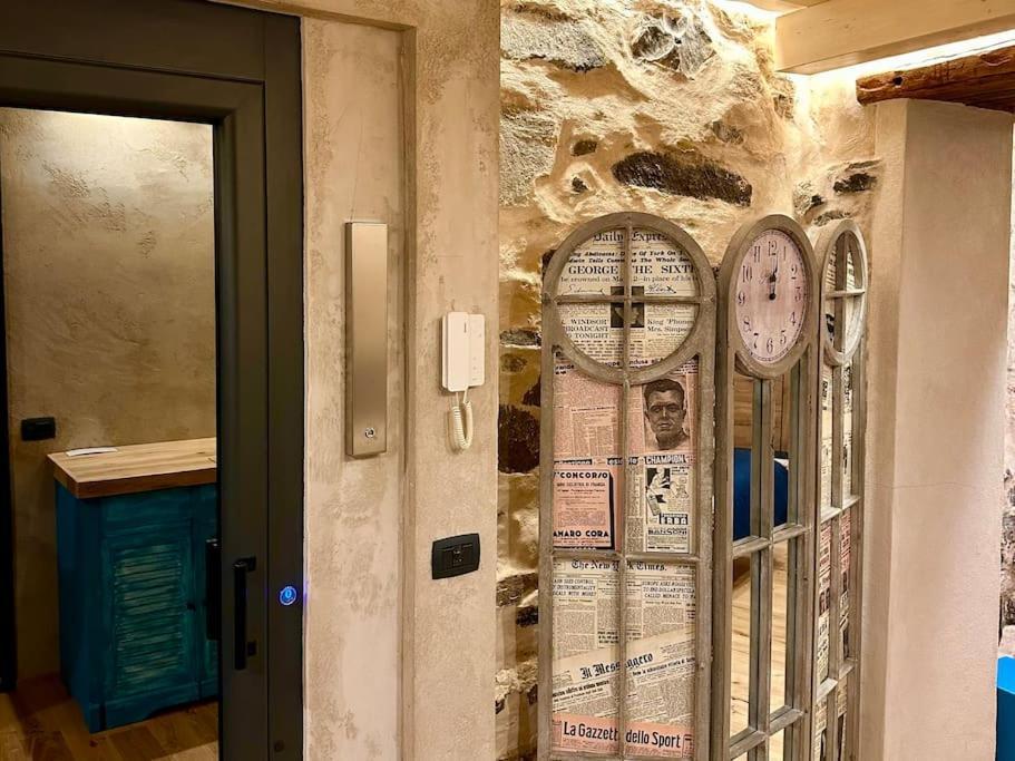 Romantic Home Stone With Amazing View Lake Of Como And Oleandra ลาโญ ภายนอก รูปภาพ